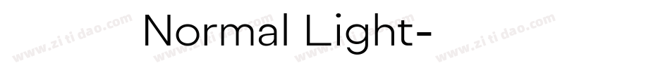 ヒカリ角ゴ Normal Light字体转换